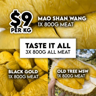 🔥 3 in 1 (INDIGO) : 1x Mao Shan Wang +  1x BlackGold + 1x OT MSW