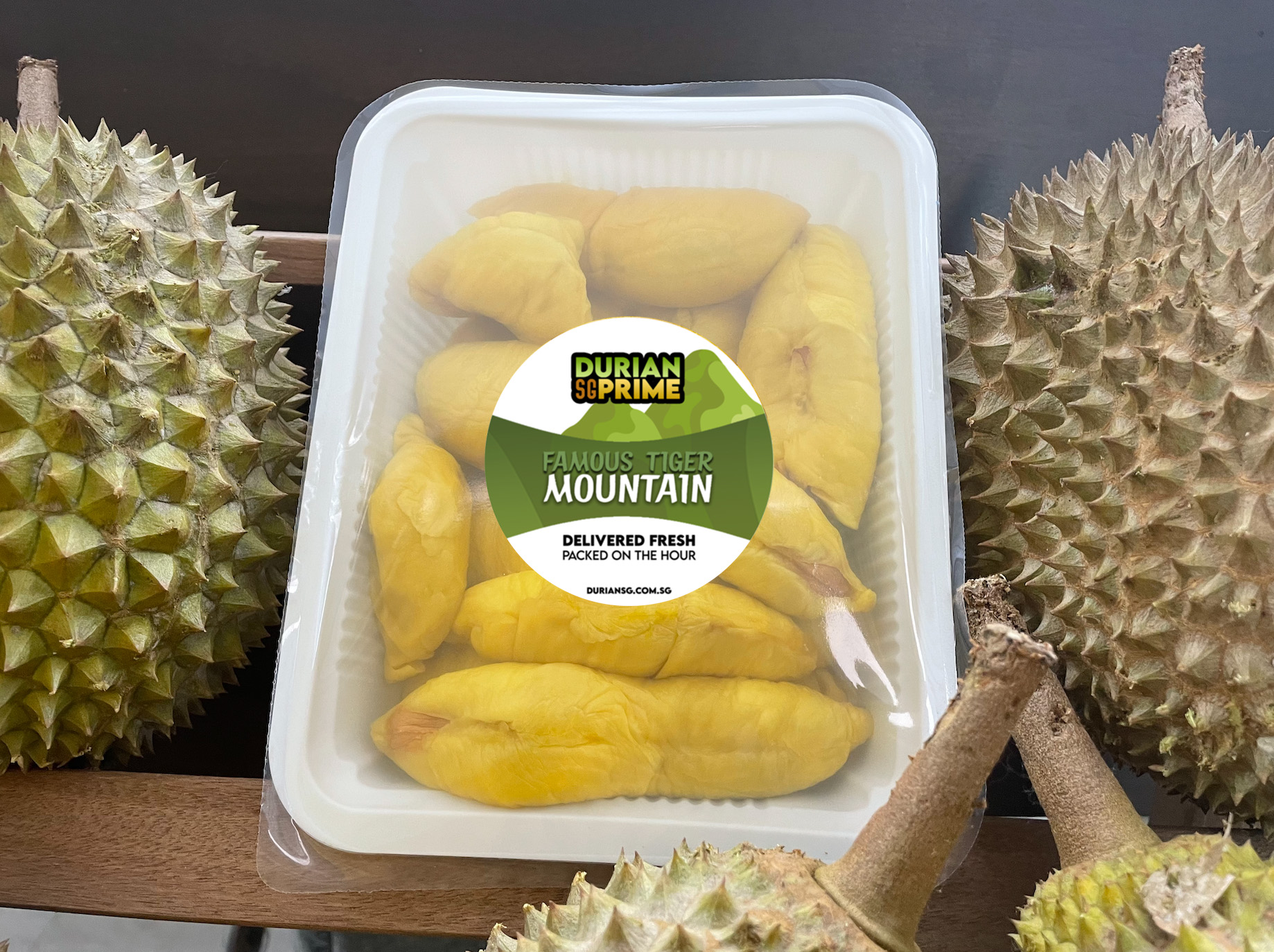🔥 BUNDLE: Freshly Frozen Tiger Old Tree MSW Durian (2 x 800g)
